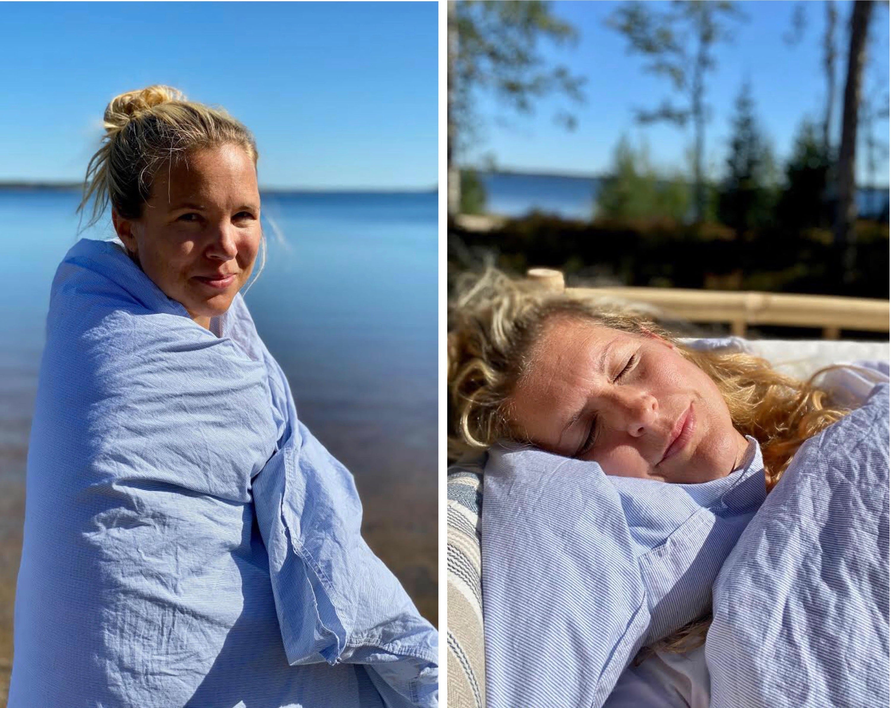 Kundberättelse - Anja och Filippa sover gott med Joutsen