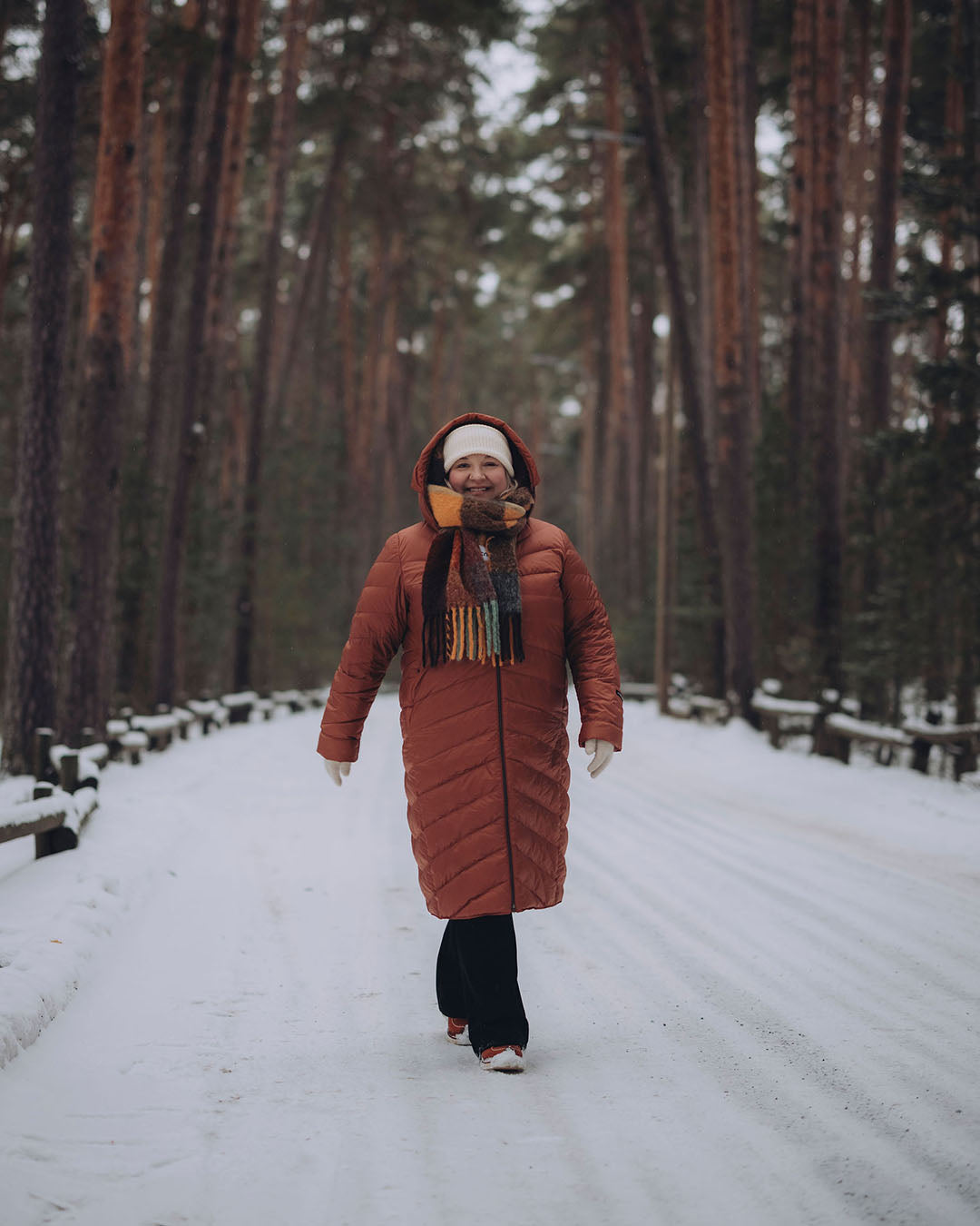Säde lätt dunjacka plus size roséguld
