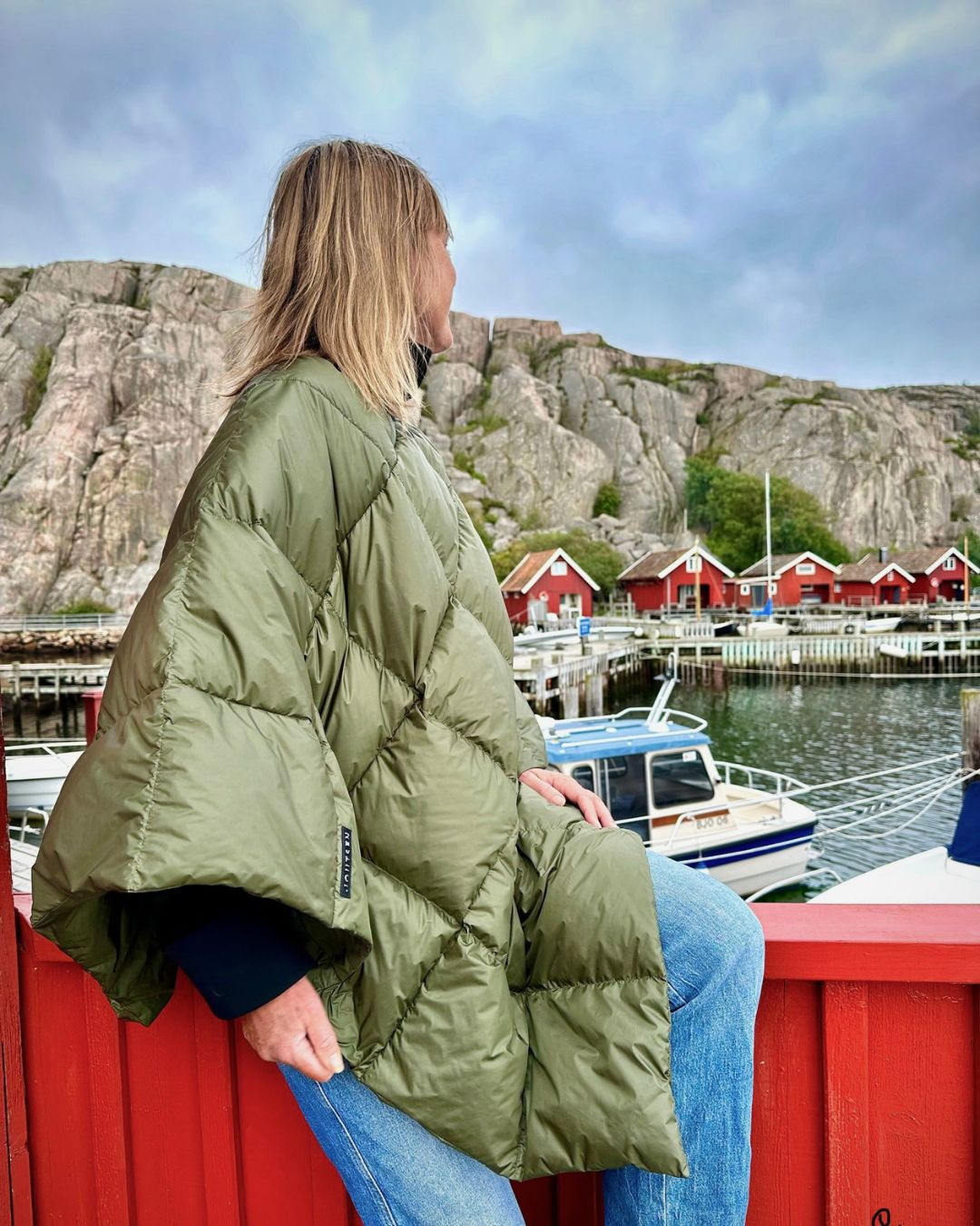 Otava dunponcho skogsmossa