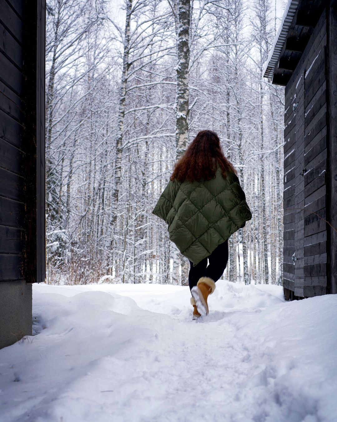 Otava dunponcho skogsmossa
