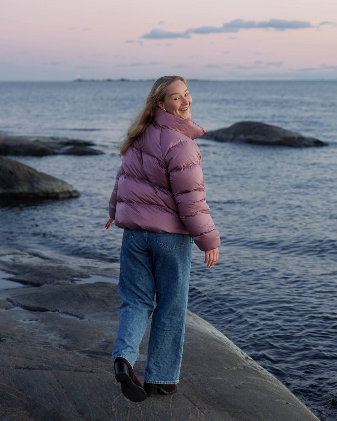 Hildur dunjacka dov orkide