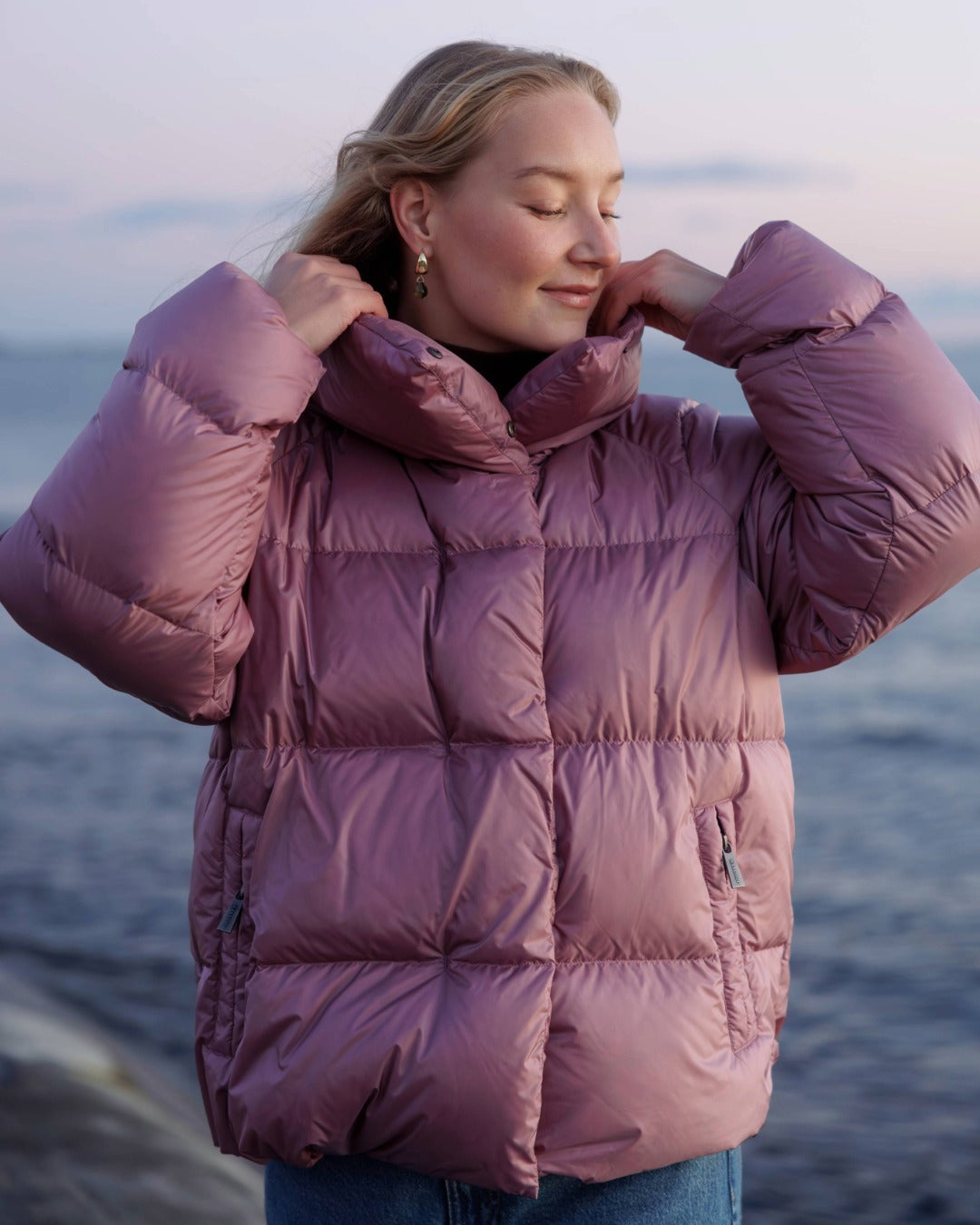 Hildur dunjacka dov orkide