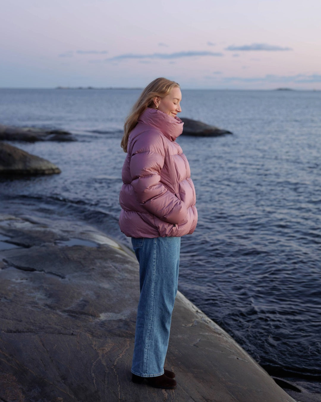 Hildur dunjacka dov orkide
