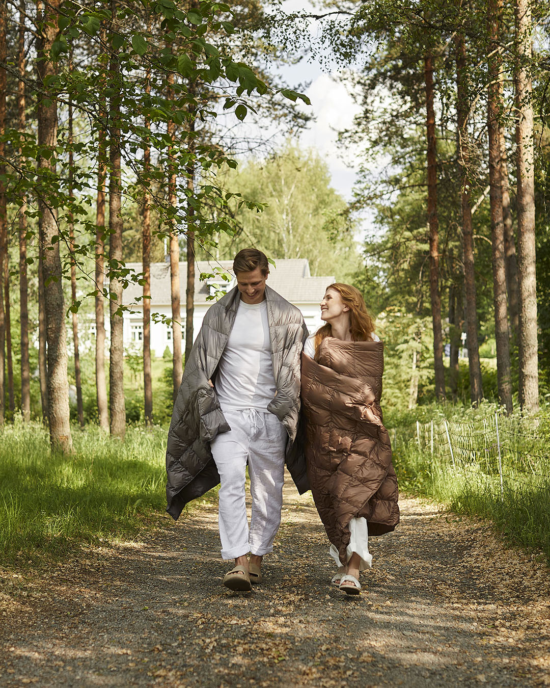 Kulkuri dunpläd grå