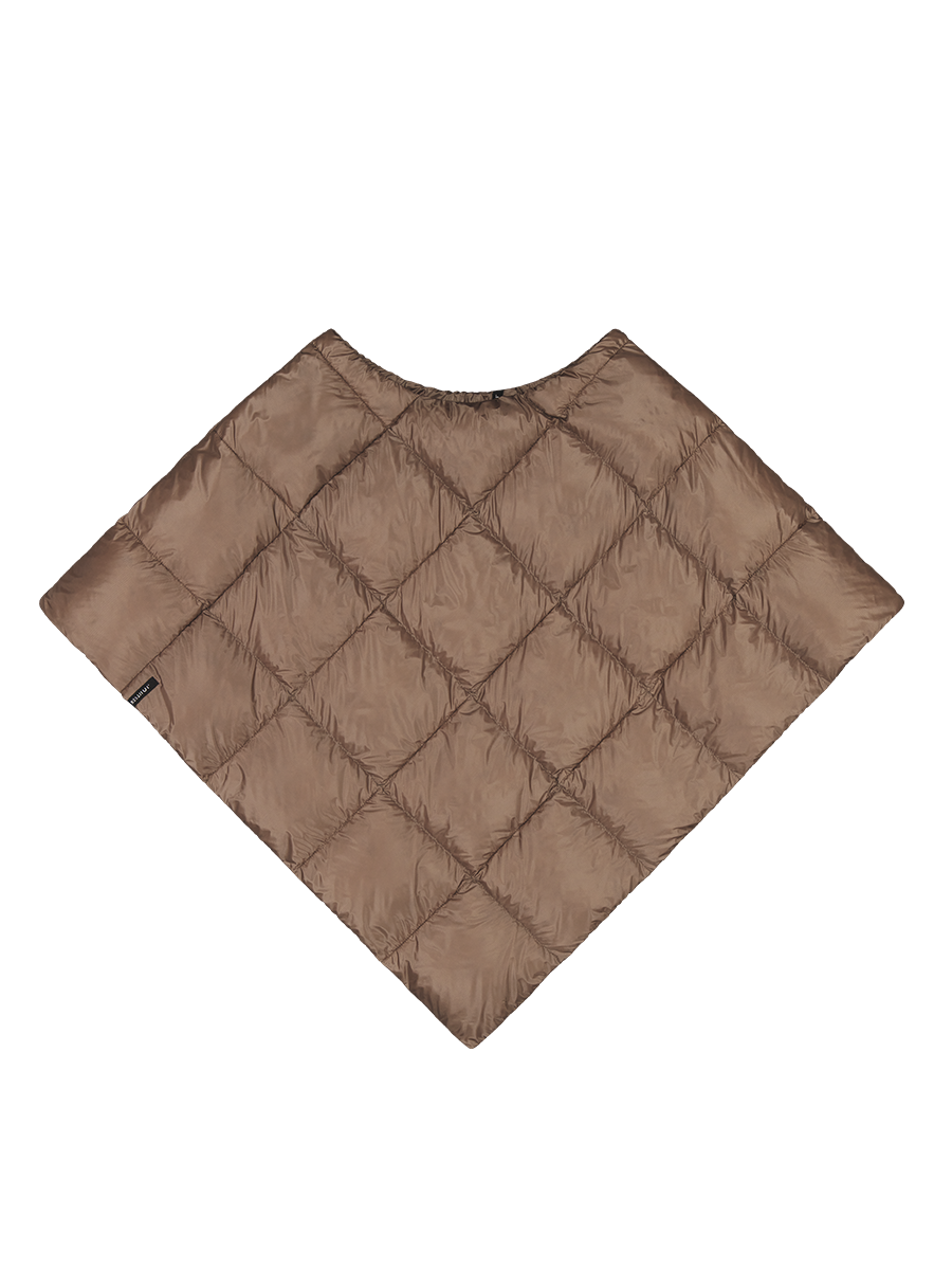 Unelma dunponcho hasselnöt - Joutsen Sweden - hasselnöt