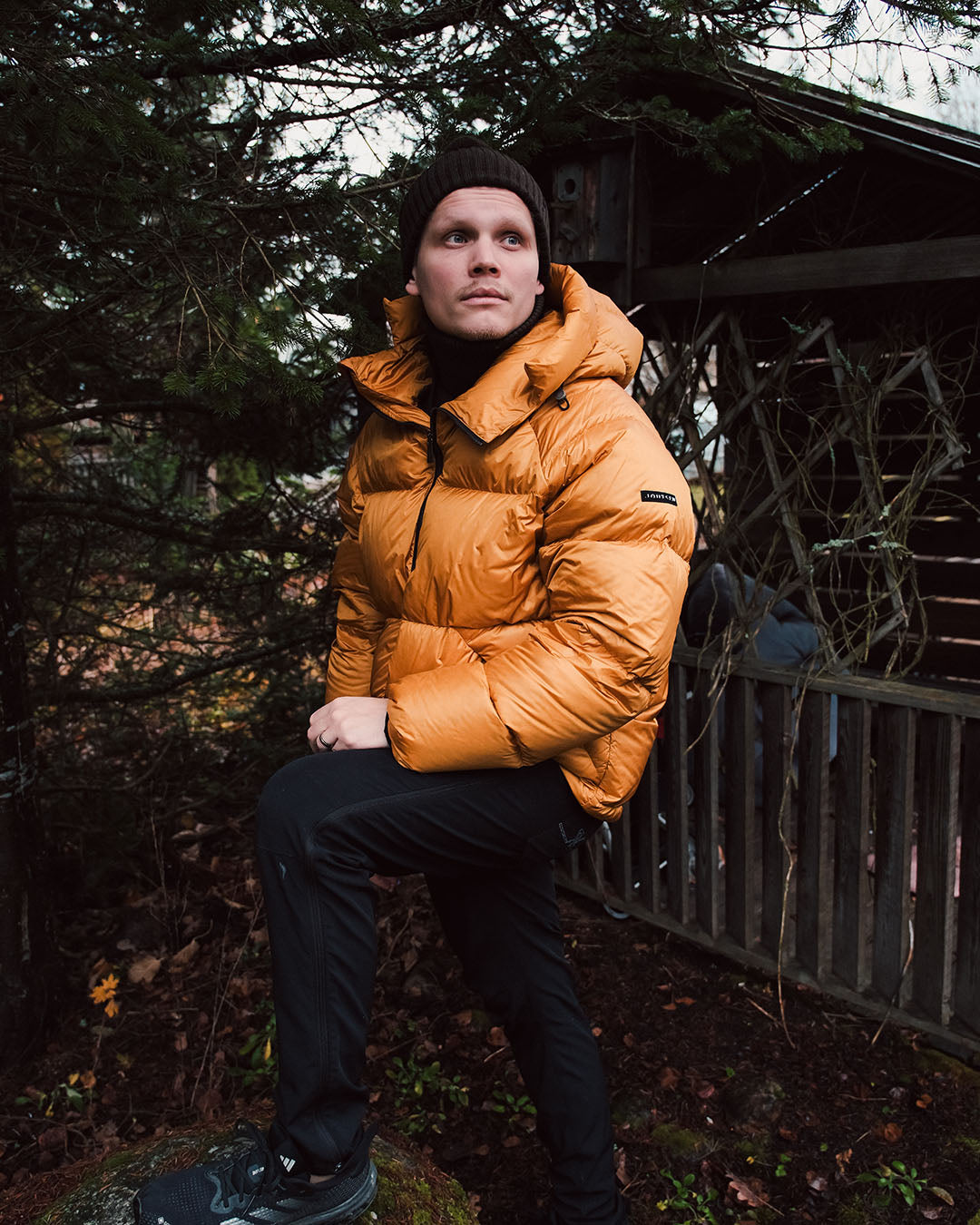 Huurre dunjacka bärnsten