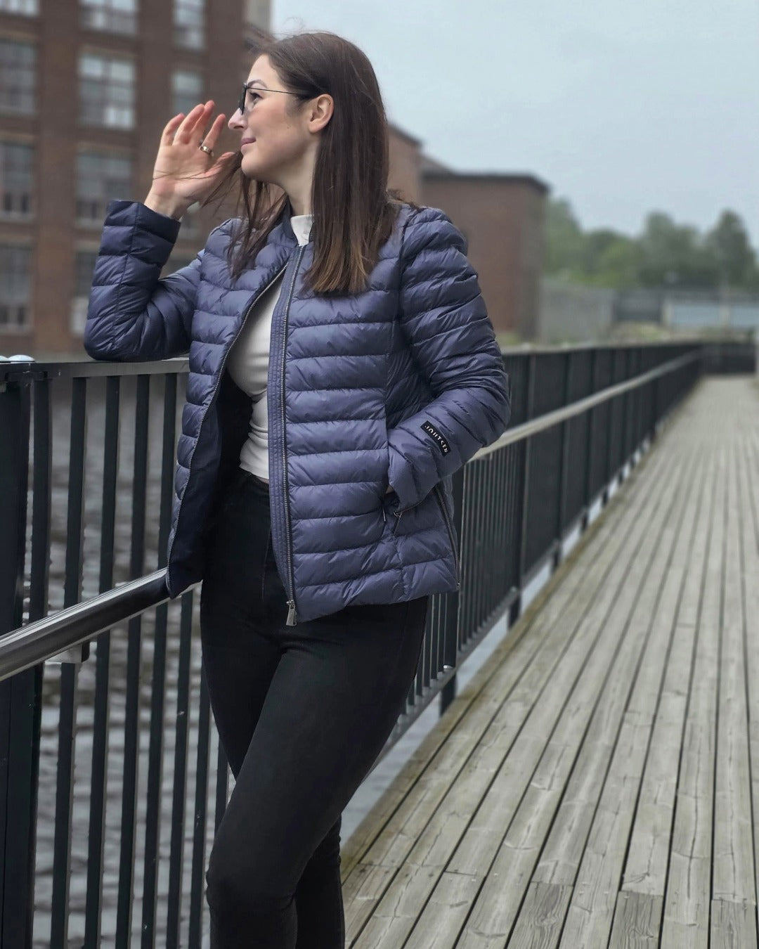 Maana lätt dunjacka stormskär
