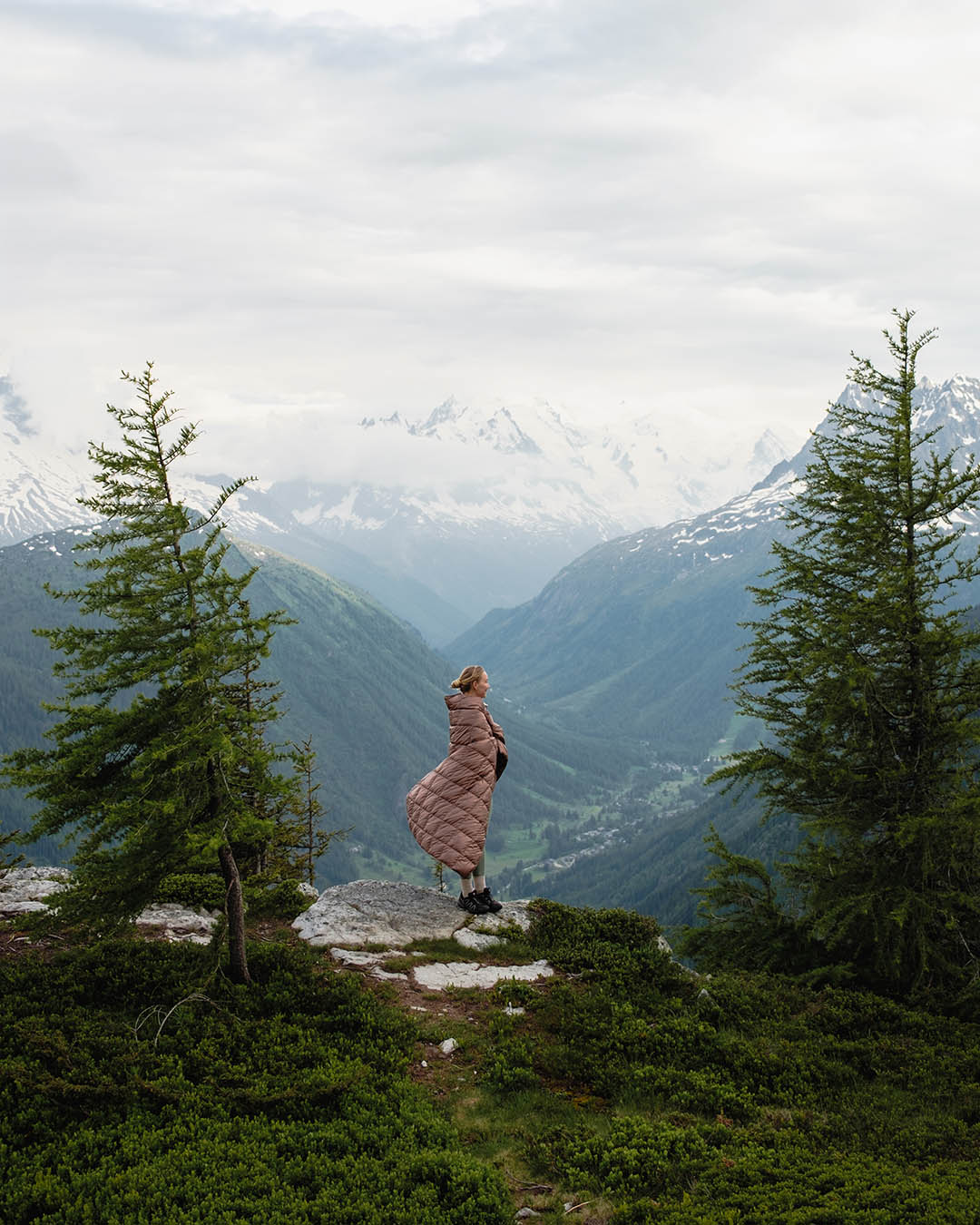 Kulkuri dunpläd hasselnöt