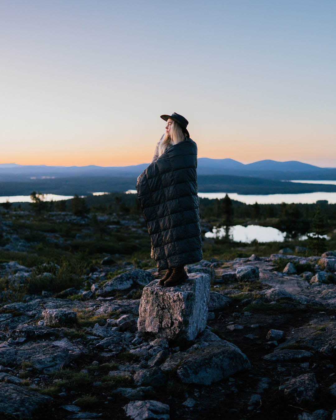 Kulkuri dunpläd antracit