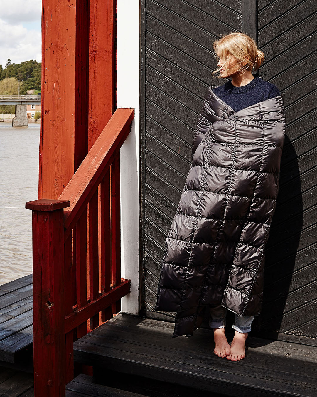 Kulkuri dunpläd antracit