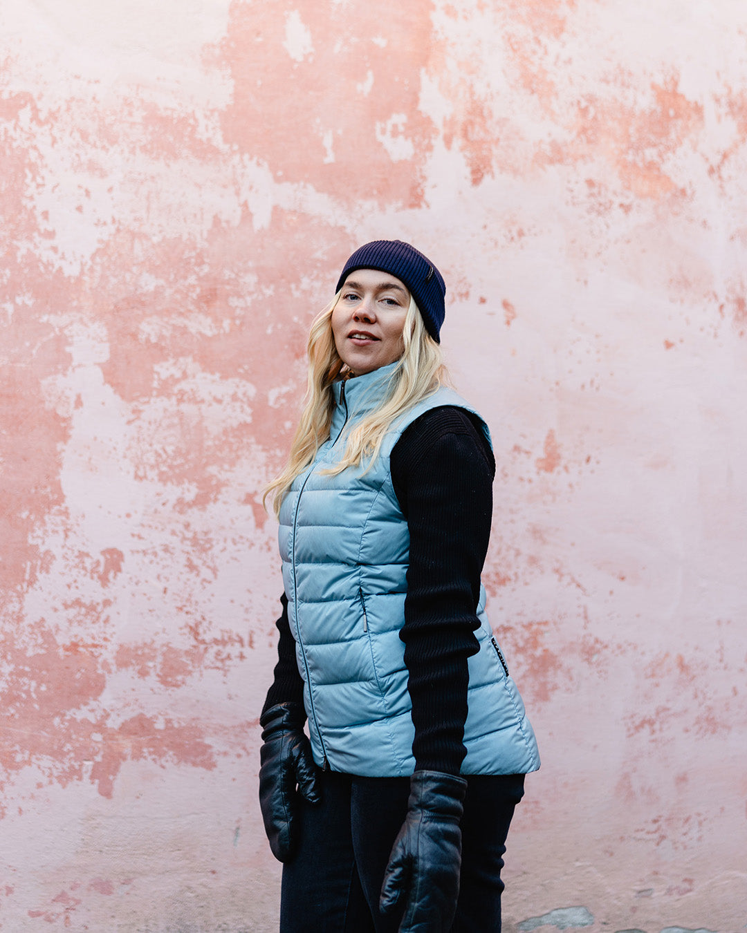 Lady dunväst blåklocka