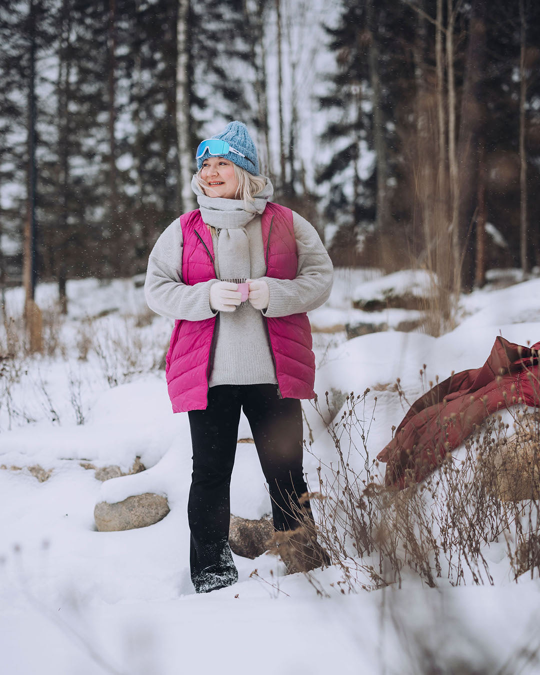 Mesi plus stil dunväst pitaya