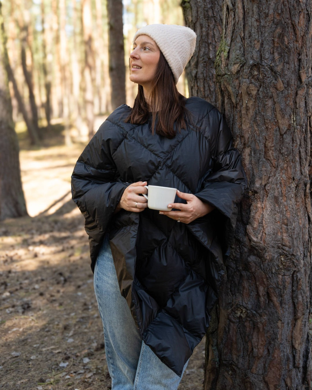 Otava dunponcho kolsvart