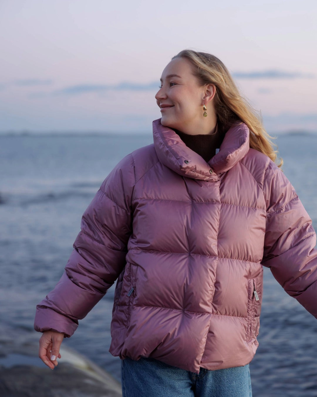 Hildur dunjacka dov orkide