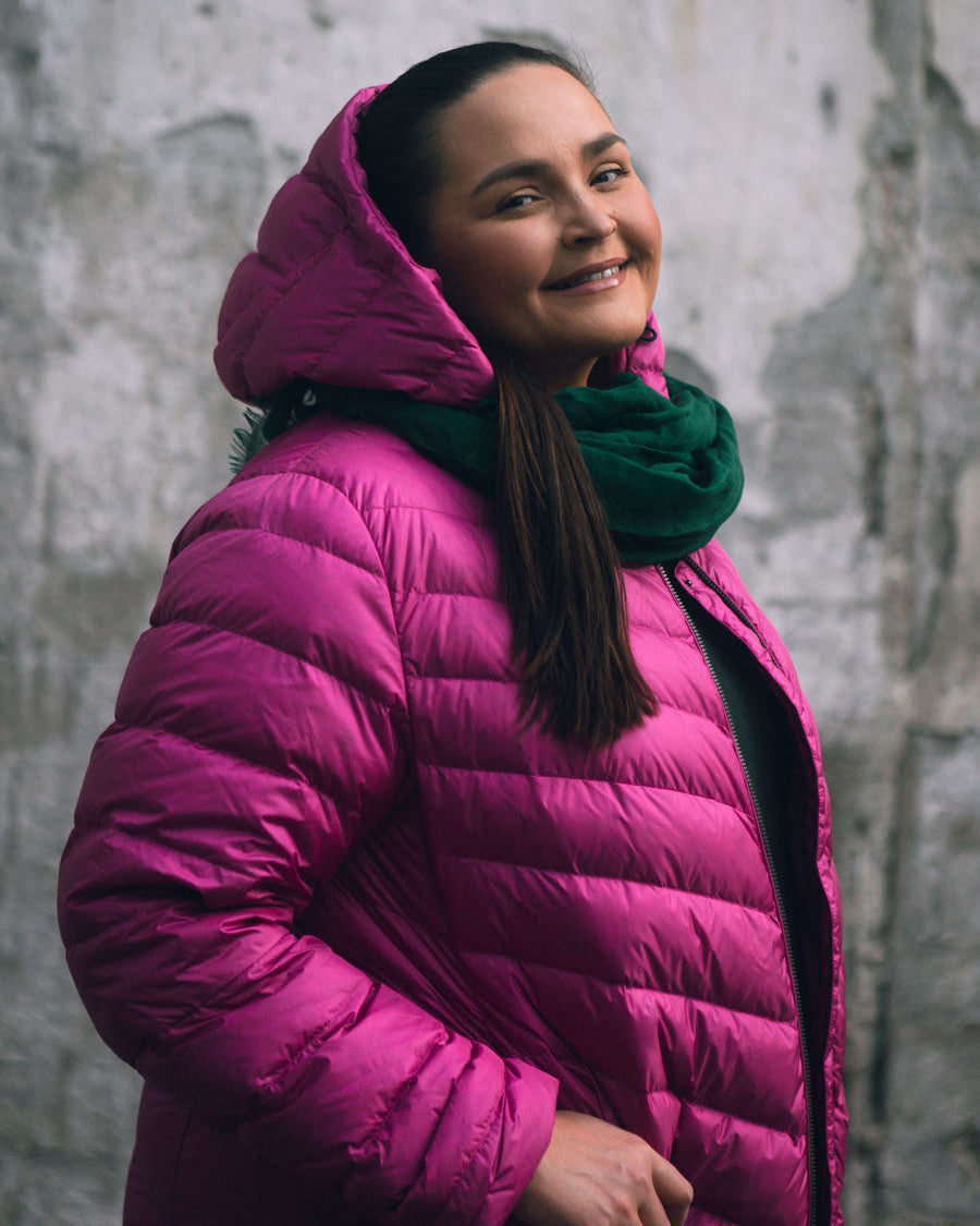 Jasmin plus stil lätt dunjacka - Joutsen Sweden -